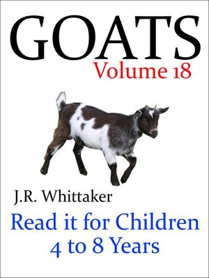 cover image of Goats (Read it book for Children 4 to 8 years)